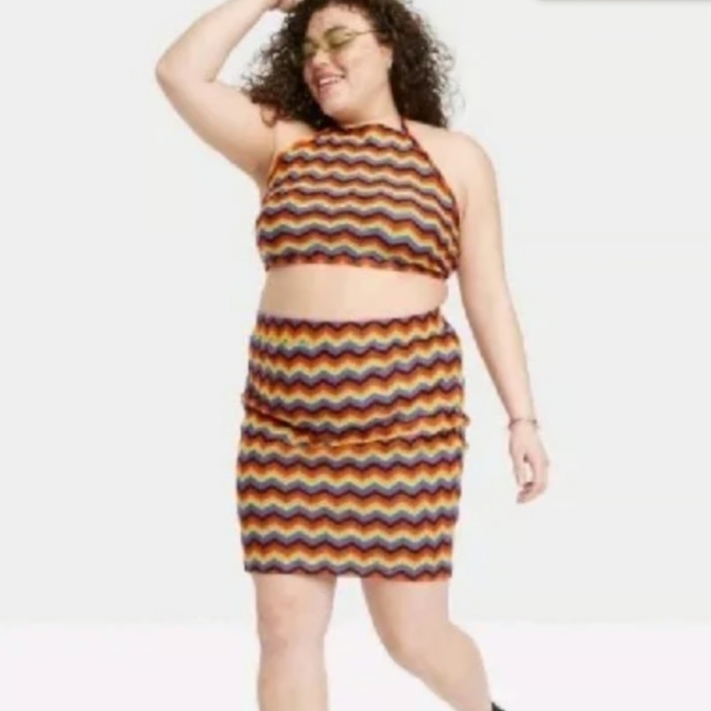 Target XPride skirt and top matching set size 4x